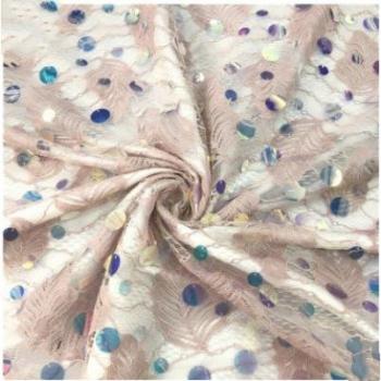 Spring/Summer Sequin Lace Fabric