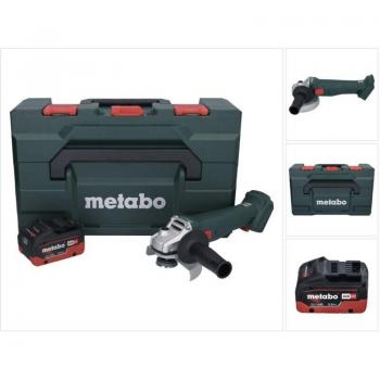 Metabo Winkelschleifer 18 V 125 mm W 18 L 9-125 + 5,5 Ah Akku