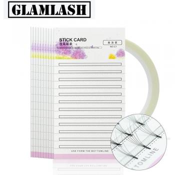 GLAMLASH Eyelash Storage Card with 2mm Strip