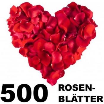 500 Künstliche Rote Rosenblätter – Deko Blütenblätter