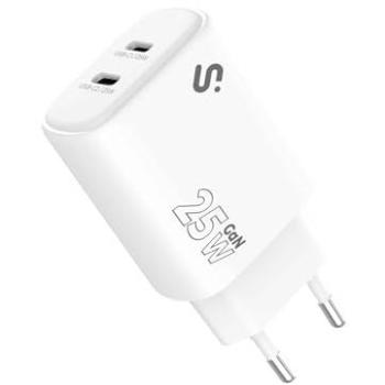 Dual Power GaN 25 W – 2 USB‑C, PD 3.0/PPS