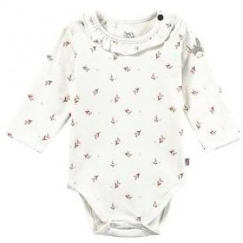 Maglietta neonato Sterntaler Motivo Fiore Ecrù
