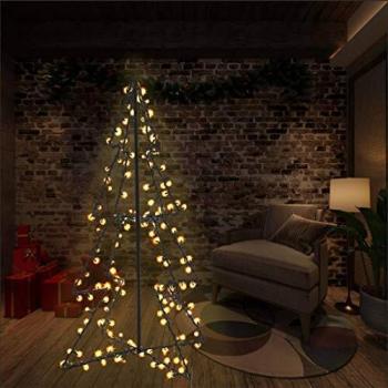 VidaXL Cone Tree 160 LEDs 78x120 cm