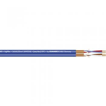 Sommer Kabel 200-0552 Mikrofonkabel 2 x 2 x 0,22 mm² Blau