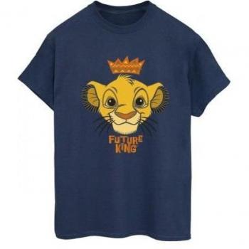 Lion King Future King Boyfriend Top – White M