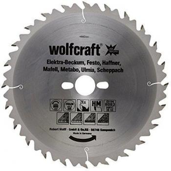 Table Saw Blade Wolfcraft 24T – 250 mm, 30 mm épaisseur