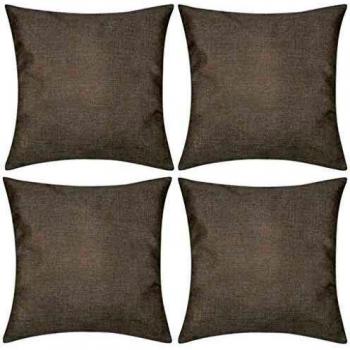 Rideaux occultants aspect lin beige 140 x 245 cm 2 pcs