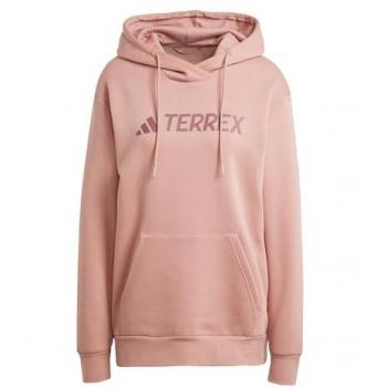 Adidas TERREX Kapuzenpullover W MT L LOGO HD – Damen – 70 % Baumwolle, 30 % Polyester – Größe L