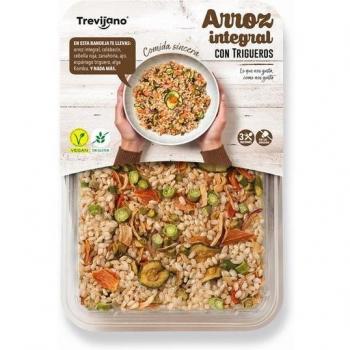 Trevijano Arroz Integral con Espárragos Trigueros Sin Gluten Vegano 250g
