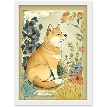 Shiba Blossom Canvas