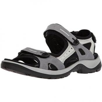 ECCO Women's Grey Offroad Nubuck Sandals