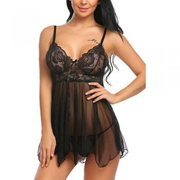 Vestido de Lencería Sexy Manchalk para Mujeres