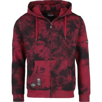 Rock Rebel Men's Zip-Up Tie Dye Hoodie