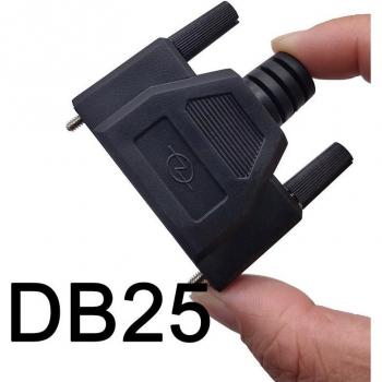 Black Shell DB9/DB15/DB25 Serial Port Plug