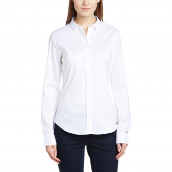 TOMMY HILFIGER Damen Bluse Fitted Amy in Weiß | 44