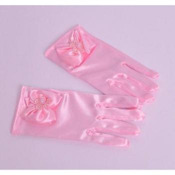Boda de Princesa para Niños: Guantes y Vestido Satén