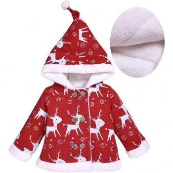 Baby Boys and Girls Hooded Winter Jacket