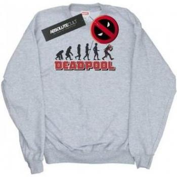 Marvel Deadpool Evolution Women’s XXL White Crewneck