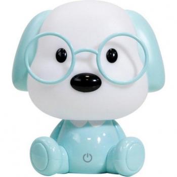 Lampada da tavolo per bambini Toby LED, colore blu