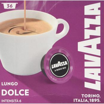 Lavazza 100% Arabica Lungo Dolce 36‑Pack