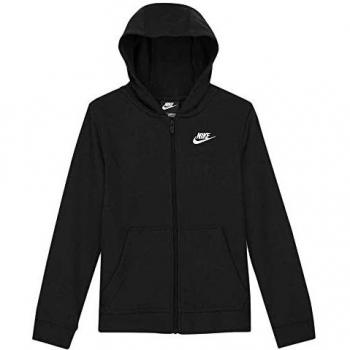 Felpa Nike Sportswear, Modello DD1698, Colore Nero, Cotone Garzato