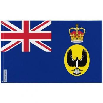 South Australia Governorship Flag – 90cm × 150cm – Polyester – Two‑Way Printing – Iron Fasteners