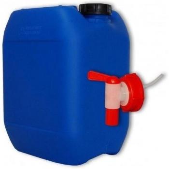 Bidón 10 L Azul DIN 51 con Grifo Aeroflow