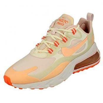 Nike Damen W Air Max 270 React Running Shoe – Summit White / Crimson Tint Light Violet, 38,5 EU