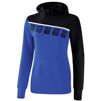 Erima 5-C Hoodie para Mujer Color Azul Talla 38