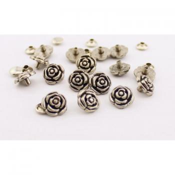 20pcs Decorative Antique Bronze Rose Studs