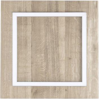 Mia LED Ceiling Light in White Knotty Oak