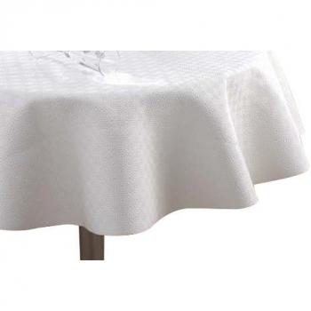 Sous-nappe rectangulaire en PVC blanc 140 x 190 cm