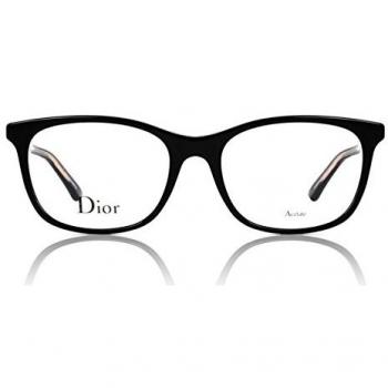 Dior Elegance Damenmontage 18 G99 – Schwarzer Kristall-Kunststoff, 50 mm