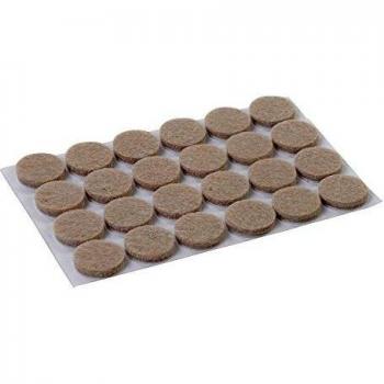 Fixman Self Adhesive Felt Pads 24pk 20mm Round
