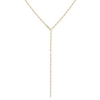 Elli Y-Kette Figaro Collierkette 40 cm aus 925 Silber