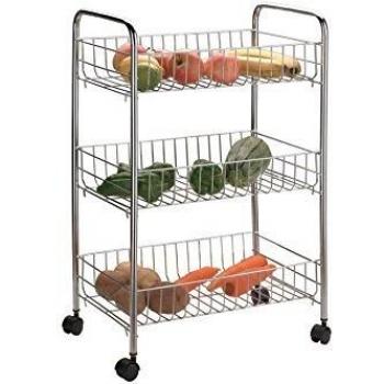 Apollo Chrome Durable Produce Trolley
