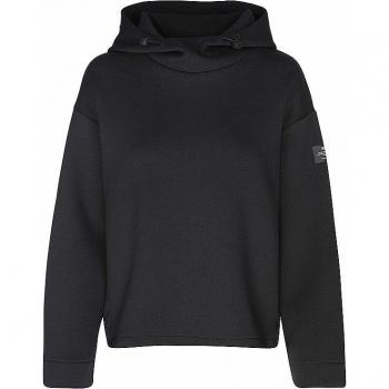 Sudadera Ecoalf Cancun Mujer con Capucha Ajustable Cordones Negra XS Sostenible