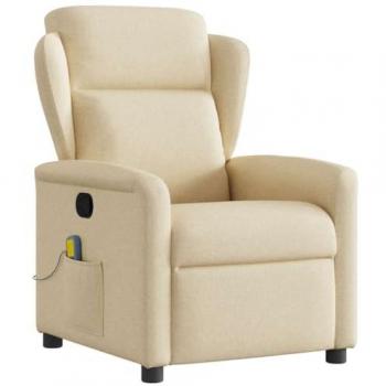 Poltrona de Massagem Tecido Creme