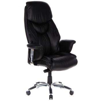 Prado Executive Seat – Cuir Noir, Hauteur Ajustable