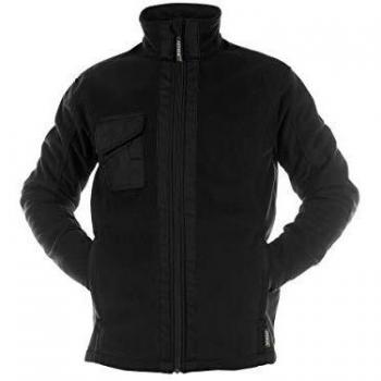 FLEECEJACKE CROFT 3XL – Verstärkte Dreilagige Jacke in Schwarz (DASSY®)