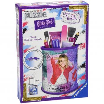 Ravensburger 3D Puzzle 12093 – Disney Violetta: Stiftaufbewahrung