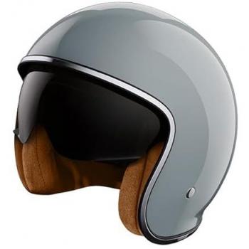 Stormer Casco Jet Brillante Gris