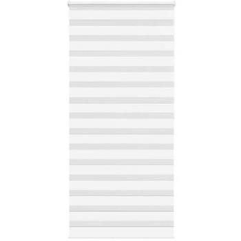 Vidéo XL Store Zèbre Blanc – Fenêtre 105 × 200 cm, Polyester