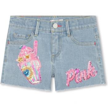 Short Billieblush para bebé niña con lentejuelas y bajo deshilachado