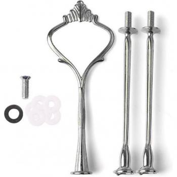 Soporte de metal para pasteles y frutas