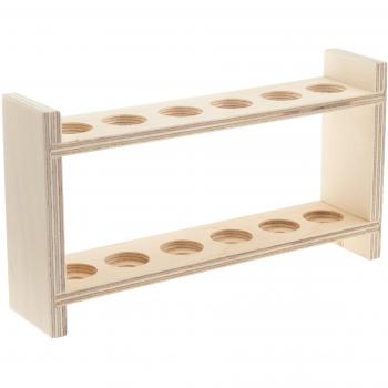NEOLAB E‑7051 Stanza di Legno per 6 Provette – foro 22 mm