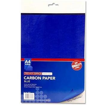 Premier Stationery A4 Carbon Paper (Pack of 10), Blue