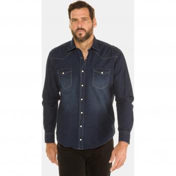 Camicia Long Sleeve Jeans Blu L Uomo JP1880