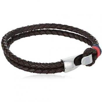 Tommy Hilfiger Bracciale Uomo 20.30 cm – Acciaio & Cuoio