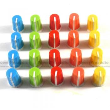 20PCS Colorful Replacement Rotary Knobs for Pioneer DJM Mixers DJM-2000, 900, 850, 750, 700, 800
